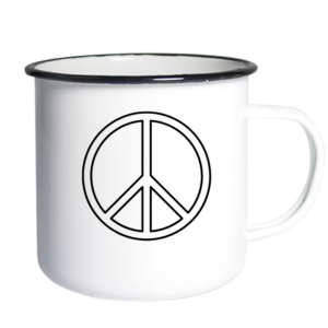 Outlined Peace Symbol