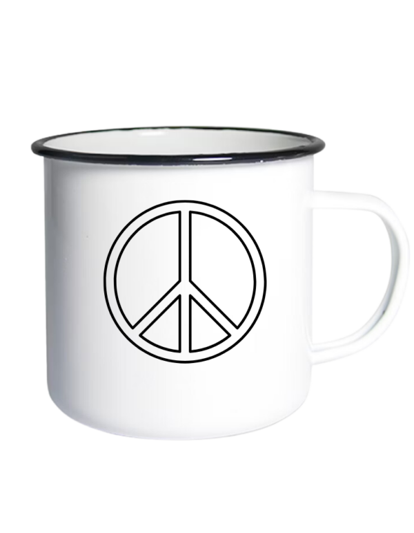 Outlined Peace Symbol