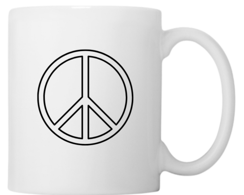 Outlined Peace Symbol