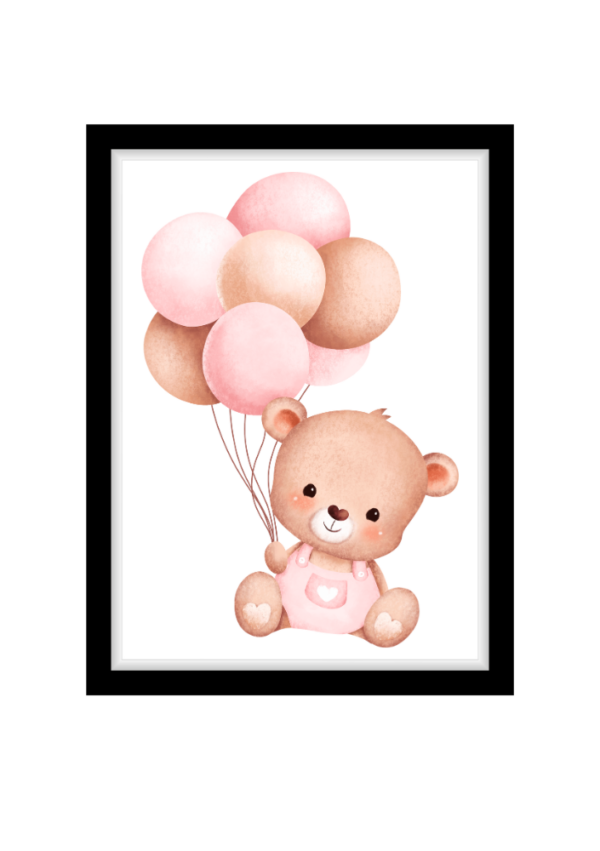 Pink baby bear