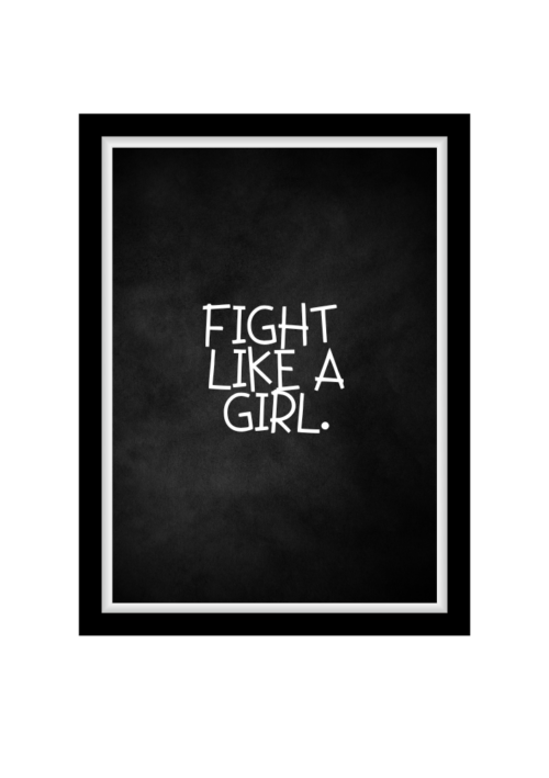 Fight like a girl