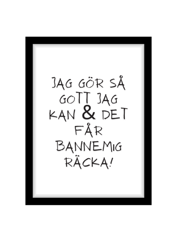 Så gott jag kan