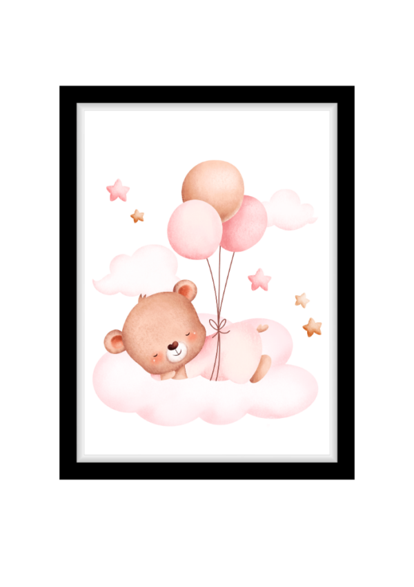 Pink sleepy bear