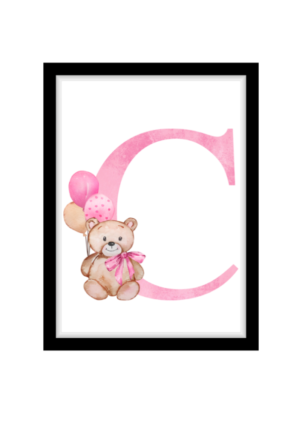 Bokstavsnalle Rosa - Bild 6