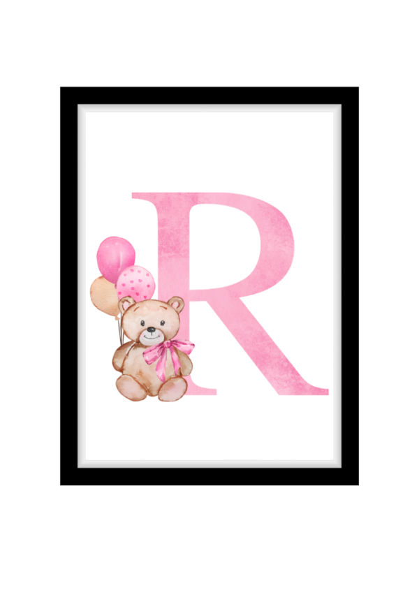 Bokstavsnalle Rosa - Bild 3