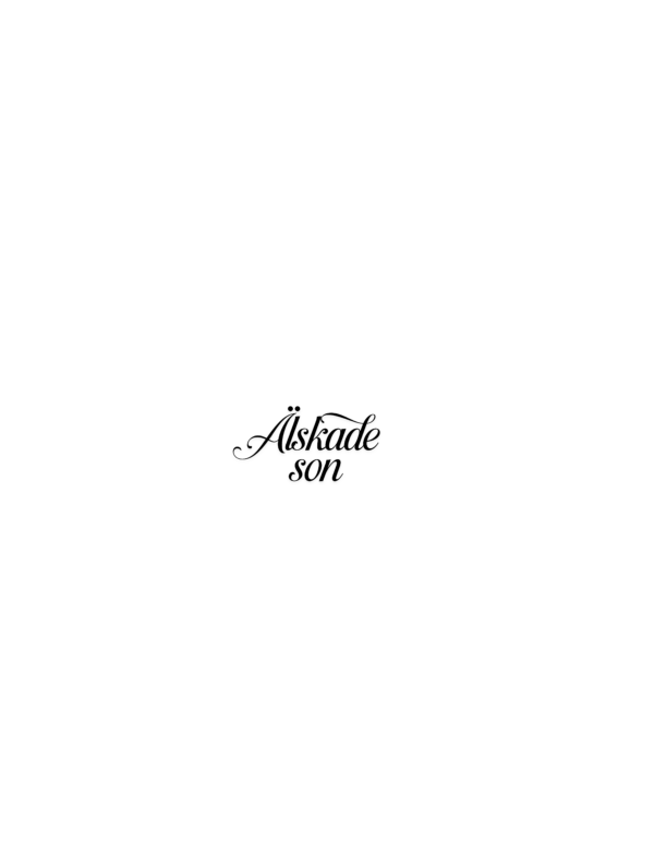 Älskade son
