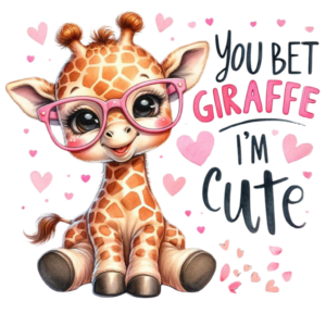 You Bet Giraffe I´m Cute