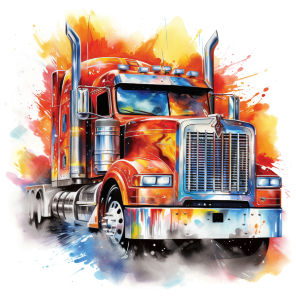 Truck Orange
