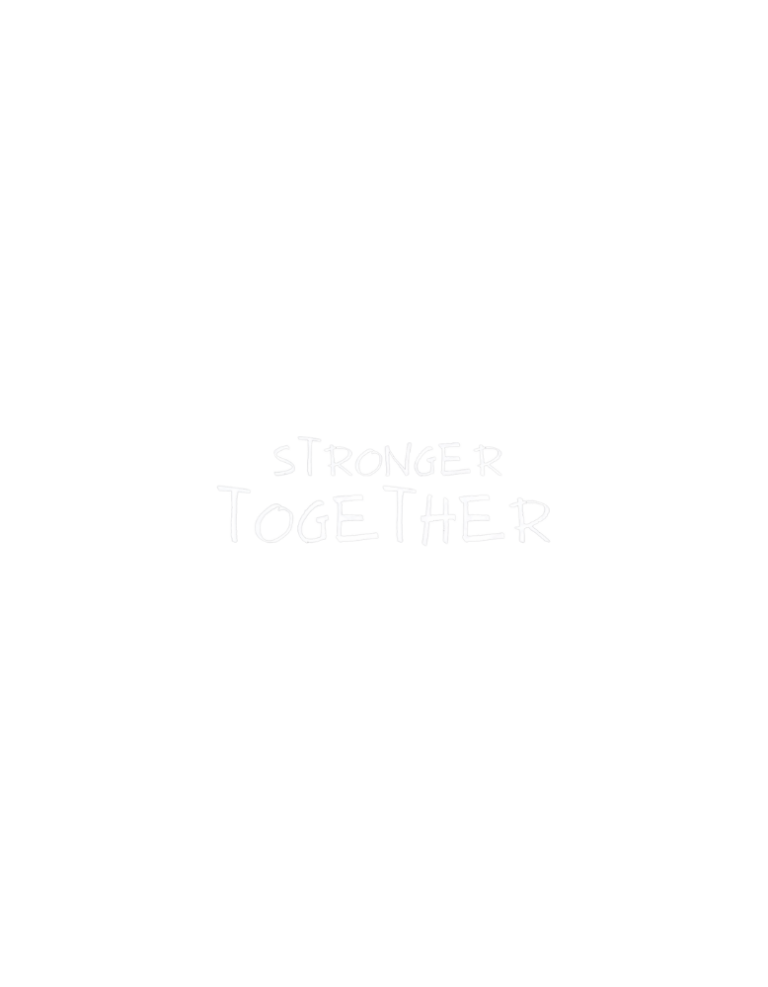 Stronger Together (Svart)