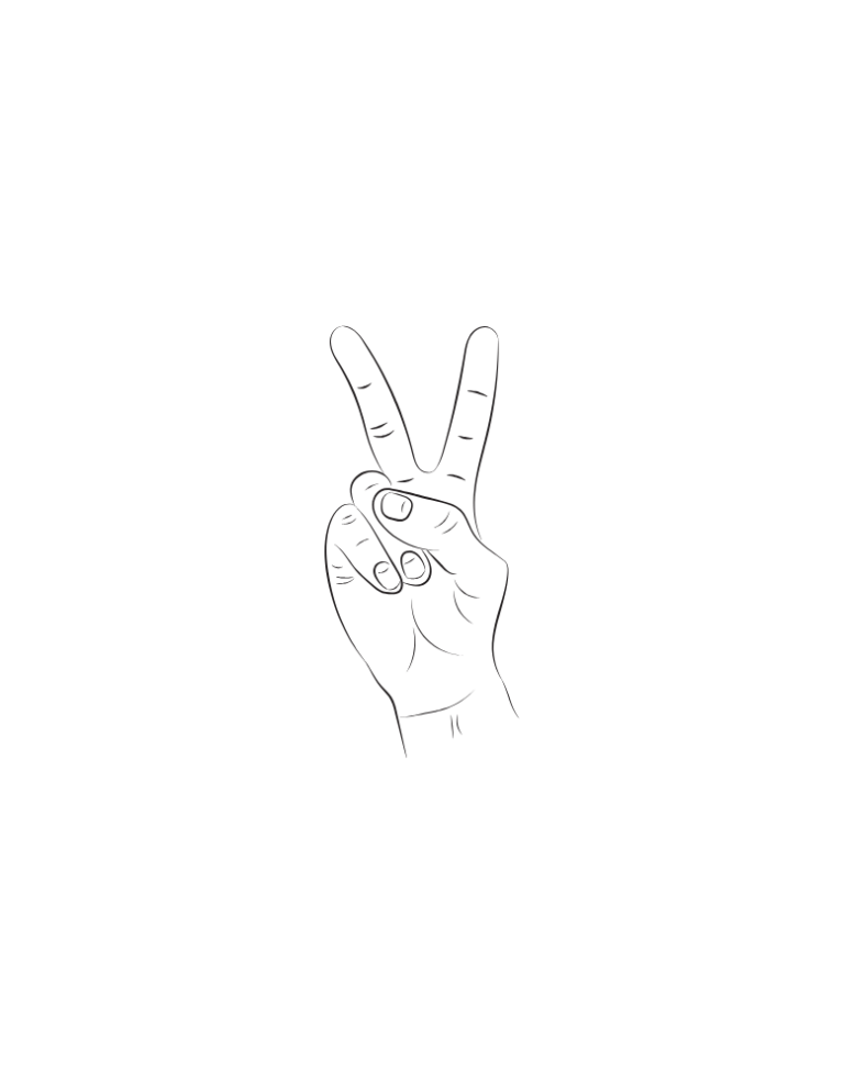 Show Peace (Svart)