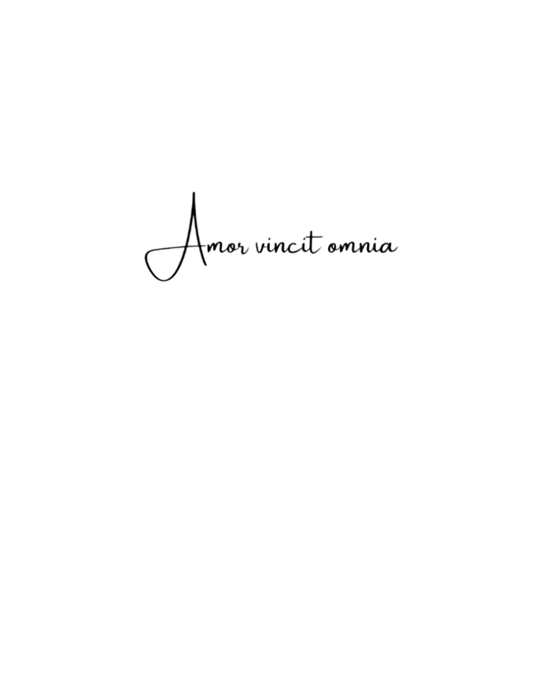 Amor Vincit Omnia (Svart)