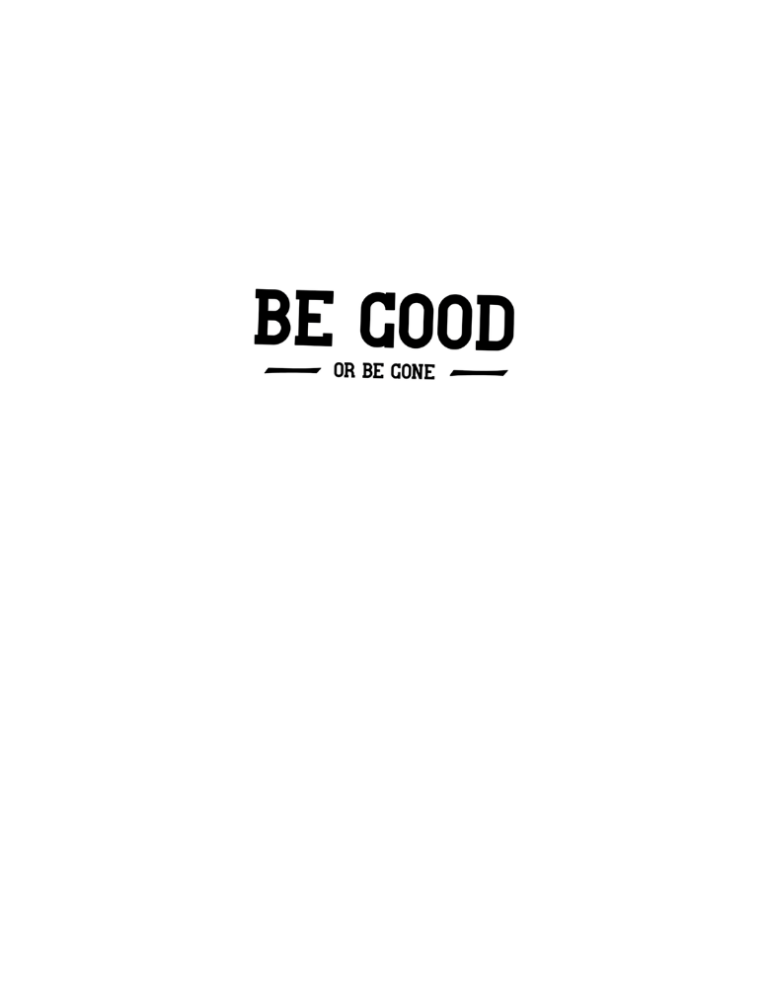 Be Good (Svart)