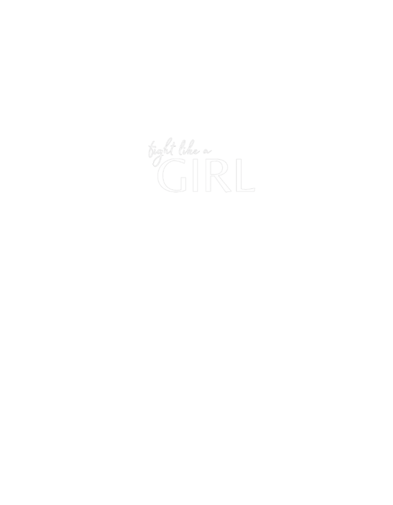 Fight Like A Girl (Svart)