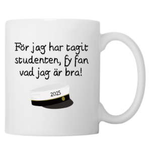 För jag har tagit studenten