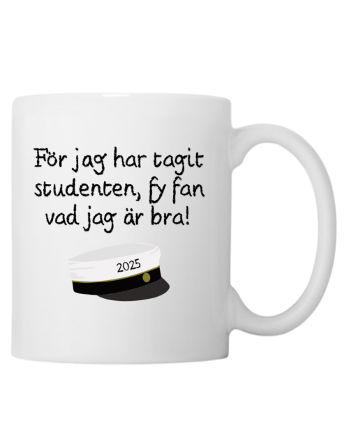 För jag har tagit studenten