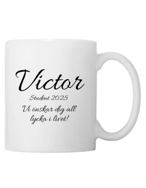 Student 2025 Vi önskar dig all lycka i livet!