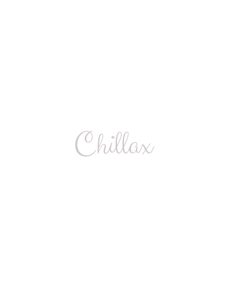 CHILLAX (Bebas Neue)