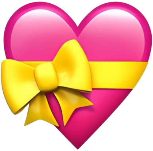 Emoji Heart ribbon