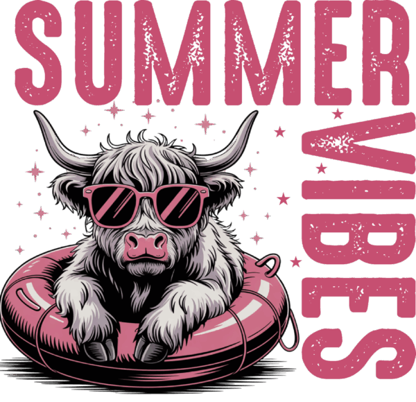 Summer vibes cow