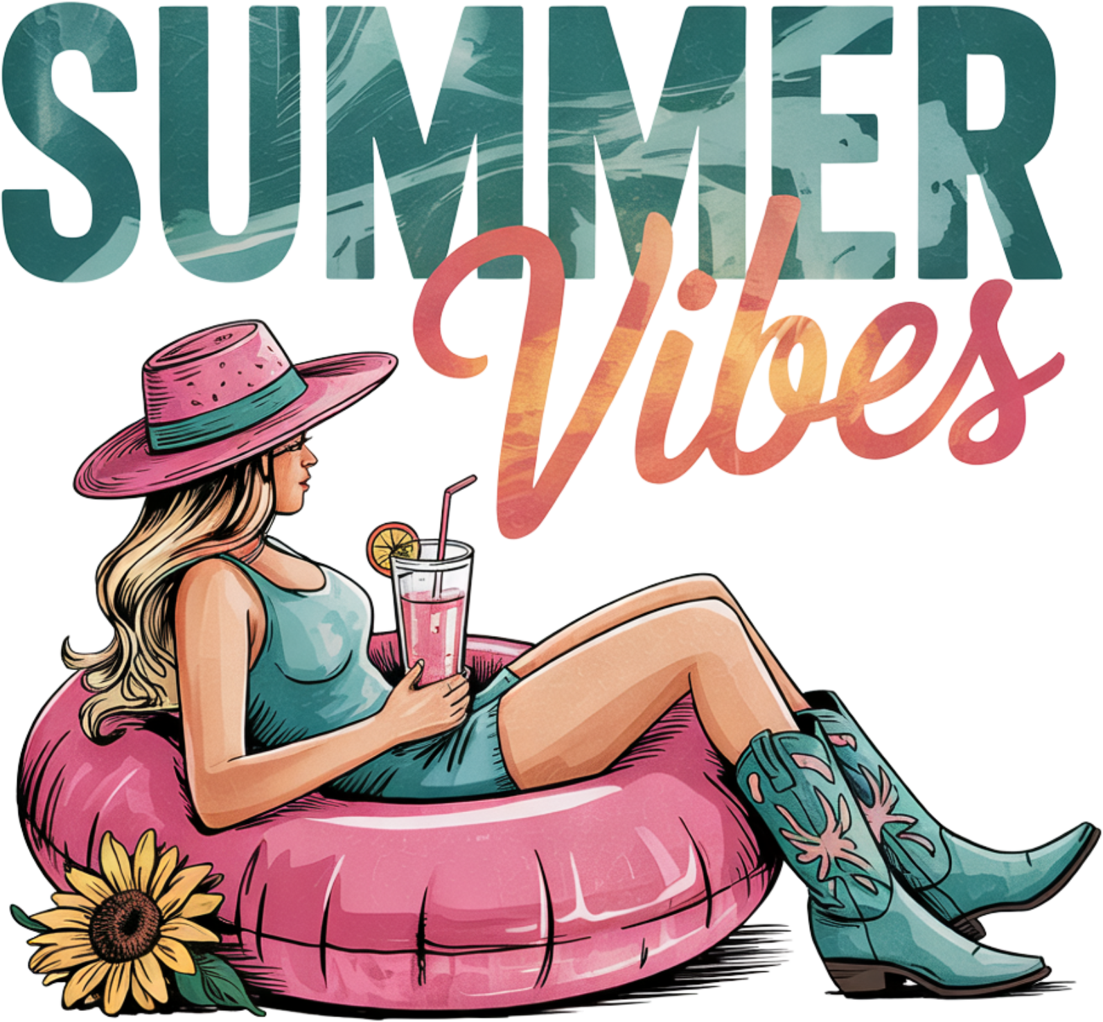 Summer vibes cowgirl