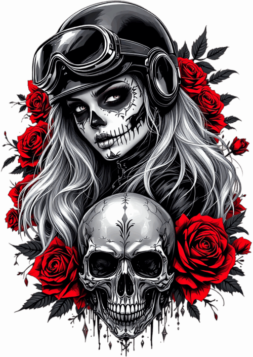Bikers skull