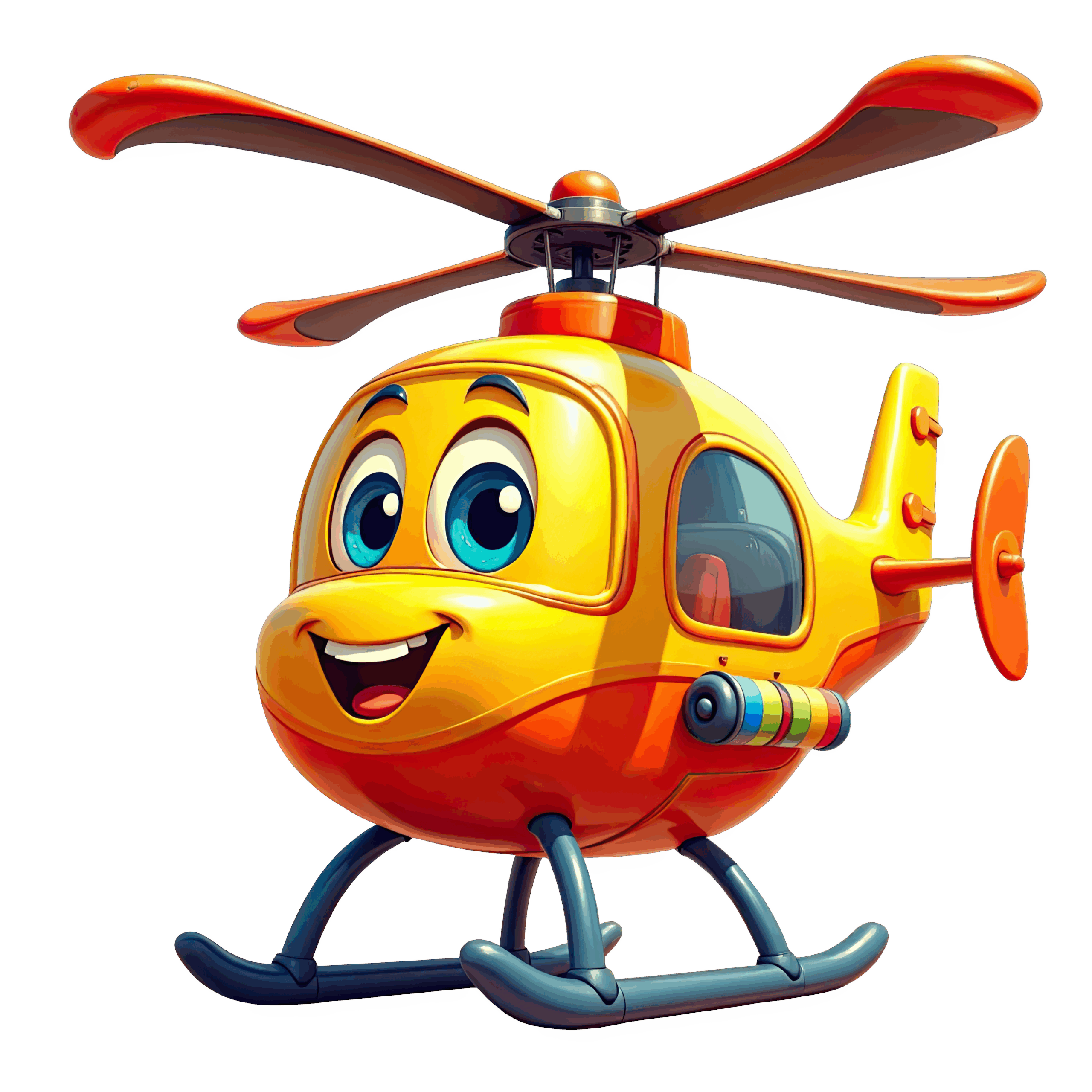 Gul helikopter