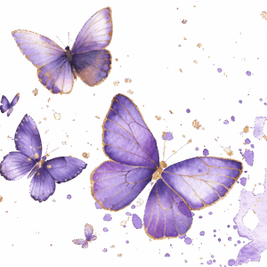 Lila fjärilar