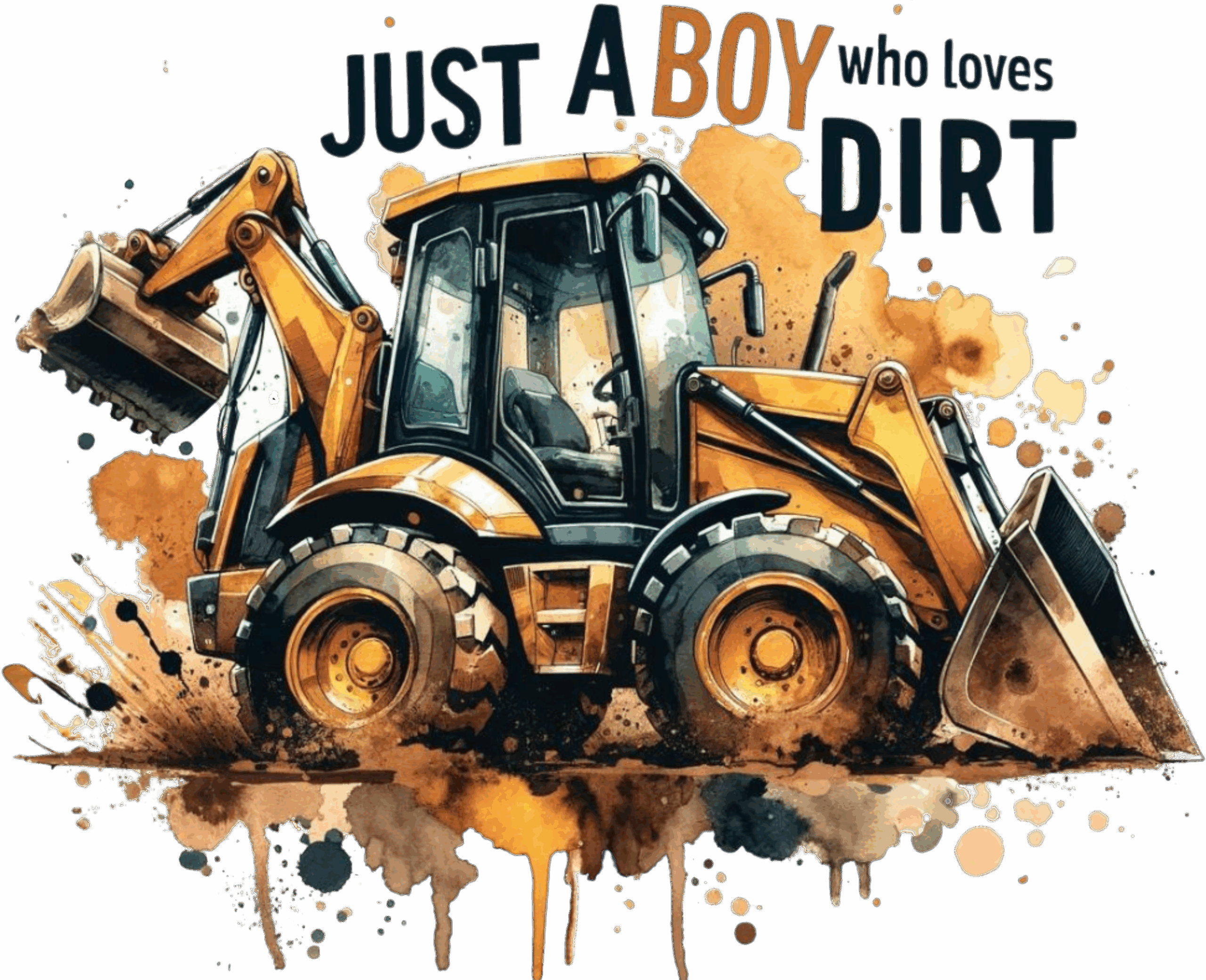 Just a boy who loves dirt