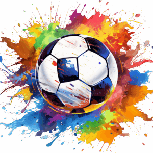 Soccer is colorful