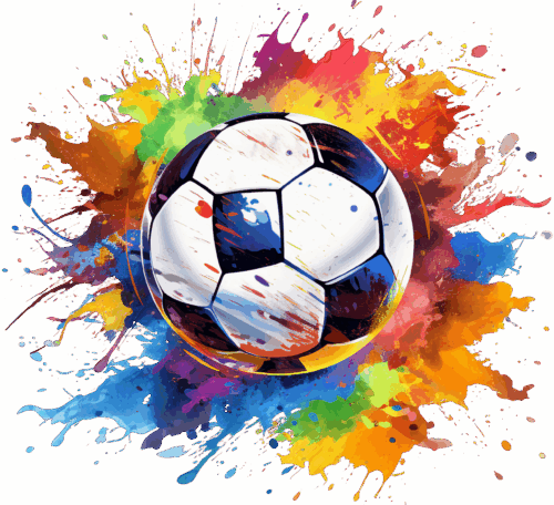Soccer is colorful