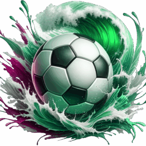 Soccer pink and green
