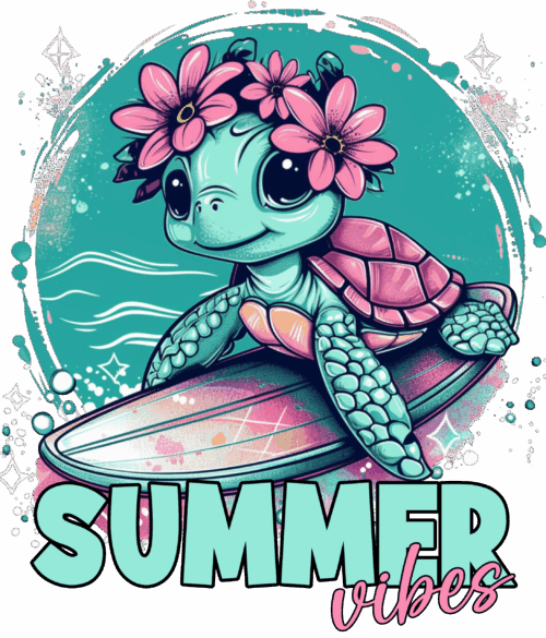 Summer vibes sköldpadda