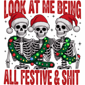 Look at me being all festive & shit