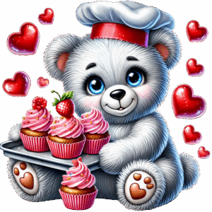 Cupcake Teddy bear