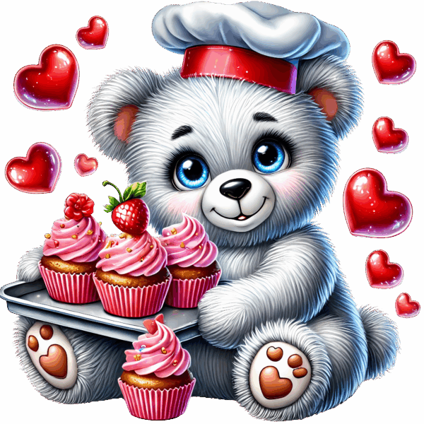 Cupcake Teddy bear