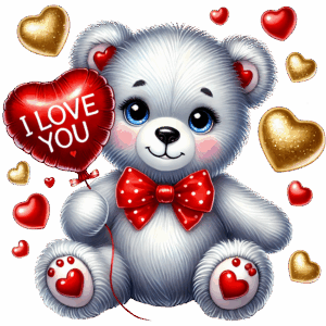 I Love You Teddy bear
