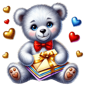 Teddy Bear with presents