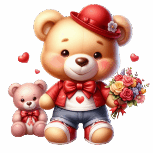 Flower Teddy Bear