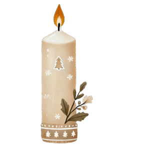 Christmas candle