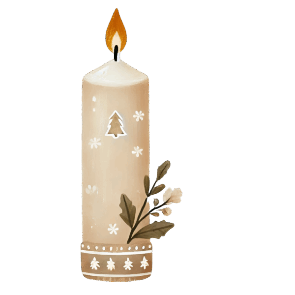 Christmas candle