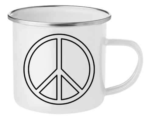 Outlined Peace Symbol