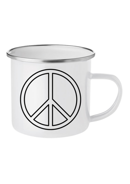 Outlined Peace Symbol