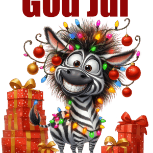 God Jul Zebra