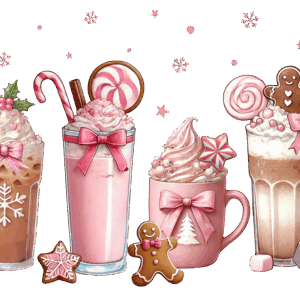 Christmas Pink coffee