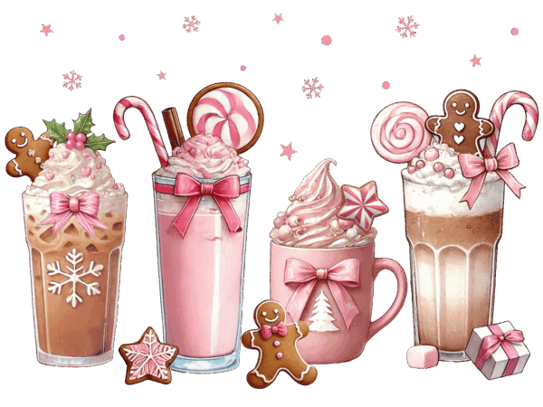 Christmas Pink coffee