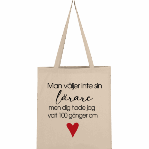 Man väljer inte sin lärare