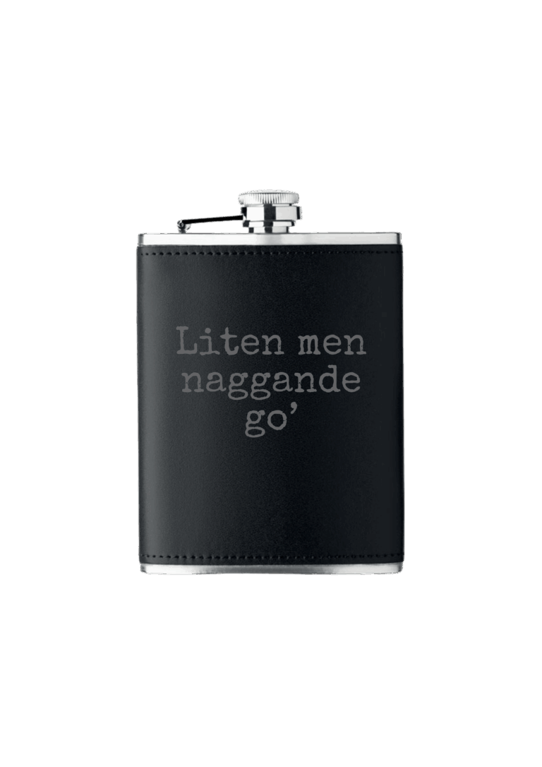 Liten men naggande go läder svart