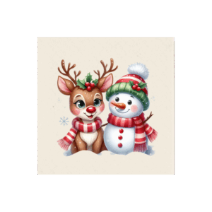 Riandeer & snowman