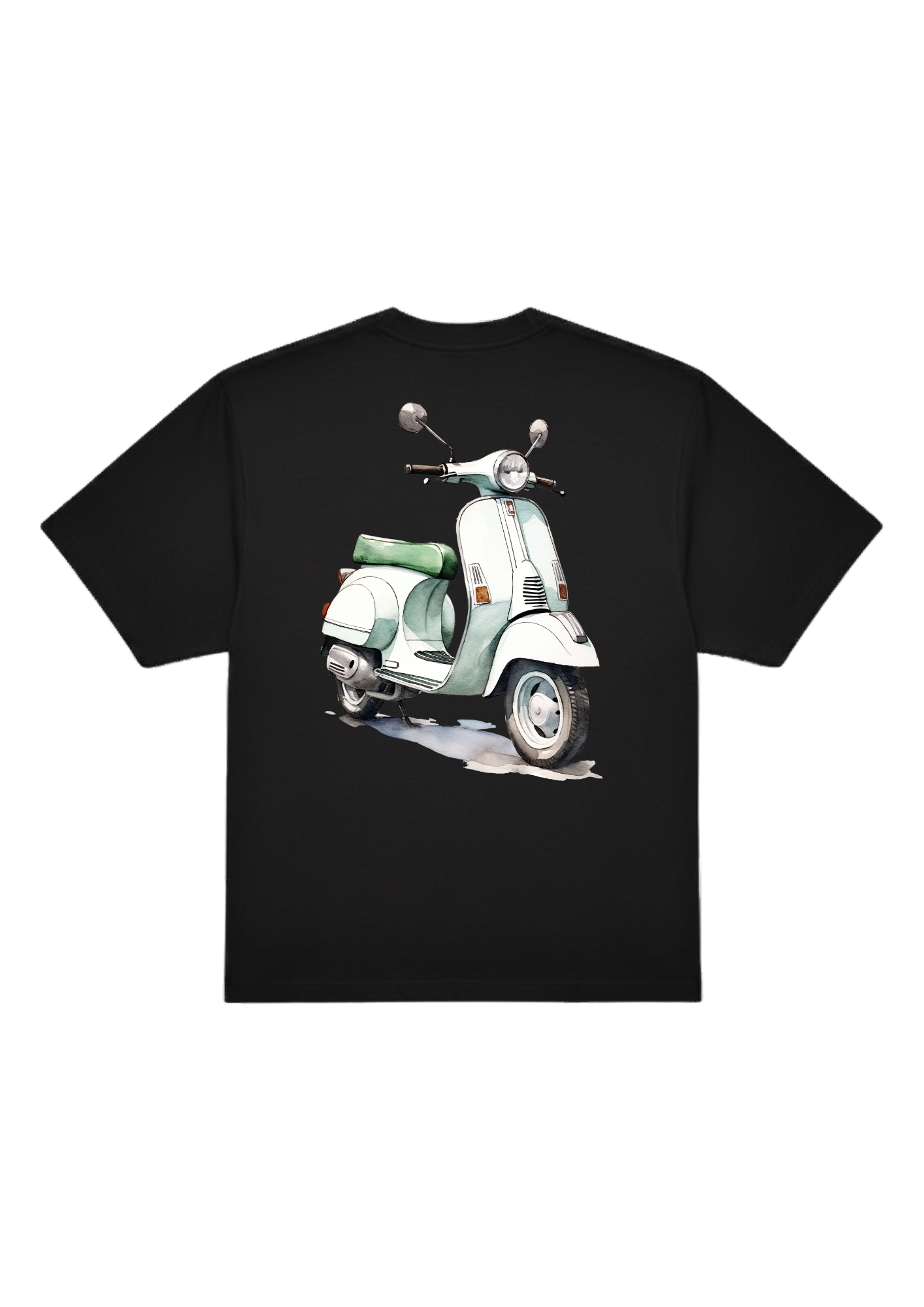 Grön vespa Oversized T-shirt