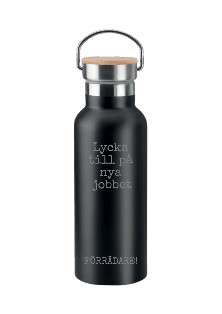 Lycka till på nya jobbet vit